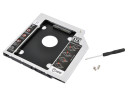 Адаптер VIXION (AD61) для HDD/SSD дисков 2.5`` в отсек привода 9,5мм (серебро)
