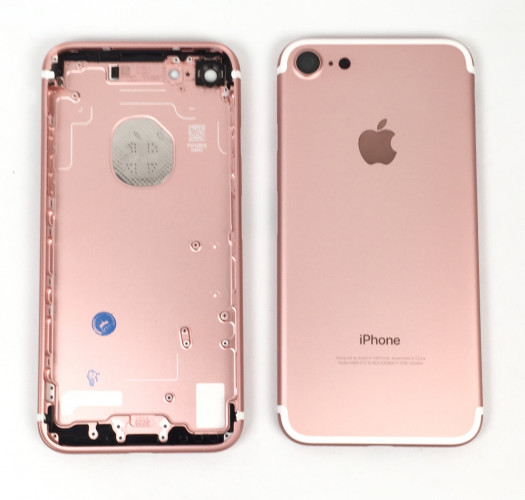 Корпус для Apple iPhone 7 розовое золото,оригинал
