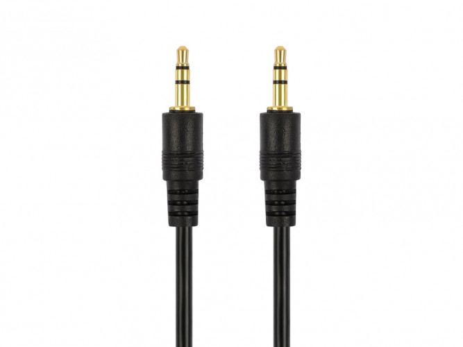 Аудиокабель VIXION CAB51 AUX 3,5 (M) - AUX 3,5 (M) 1m (черный)