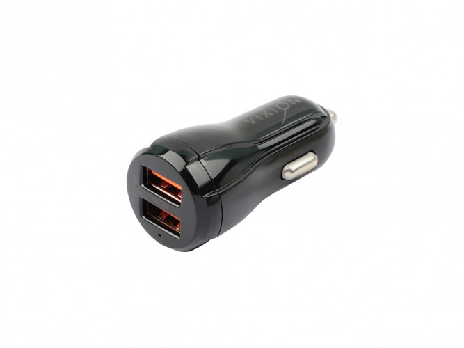 АЗУ VIXION U25 Quick Charger 3.0 (1-USB/2.4A;1-USB/3.1A) (черный)