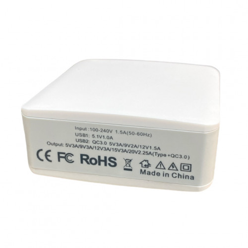 Блок питания / зарядное устройство 68W (USB-A 2шт + Type-C PD+QC3.0) LN45 