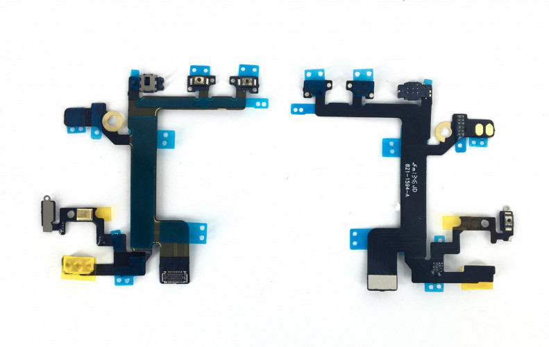 Шлейф для Apple iPhone 5s (кнопки громкости + включения) аналог