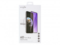 Защитное стекло для iPhone 7/8/SE 2020 (черный) (VIXION) Anti Blue
