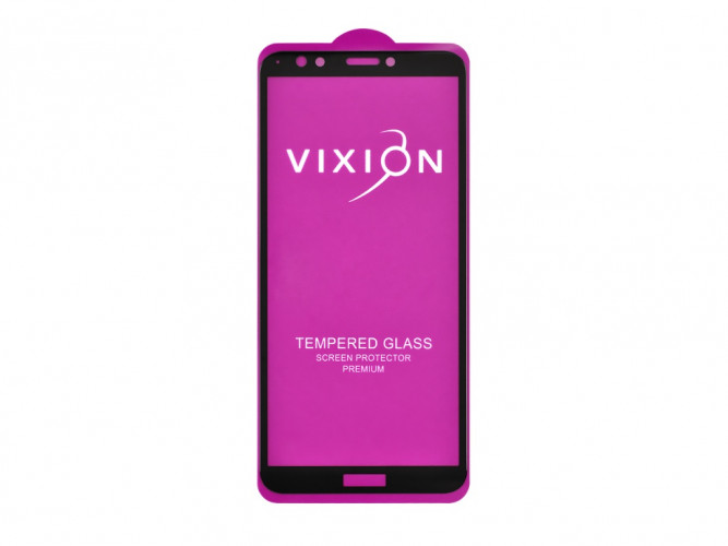 Защитное стекло 6D для Huawei Honor 7C Pro (черный) (VIXION)
