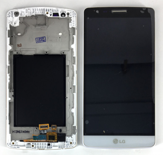 Дисплей для LG G3S (D722) белый,в рамке