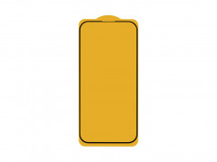 Защитное стекло 6.1" для iPhone 14 Pro (черный) (VIXION) 6D тех пак