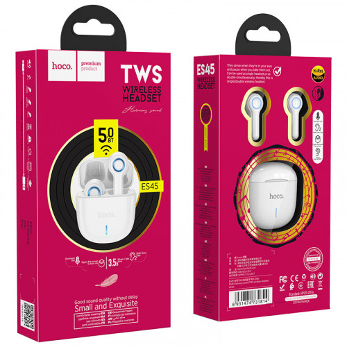 Bluetooth гарнитура HOCO ES45 TWS (белый)