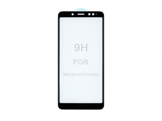 Защитное стекло 5.99" для Xiaomi Redmi Note 5 (черный) (VIXION) 3D