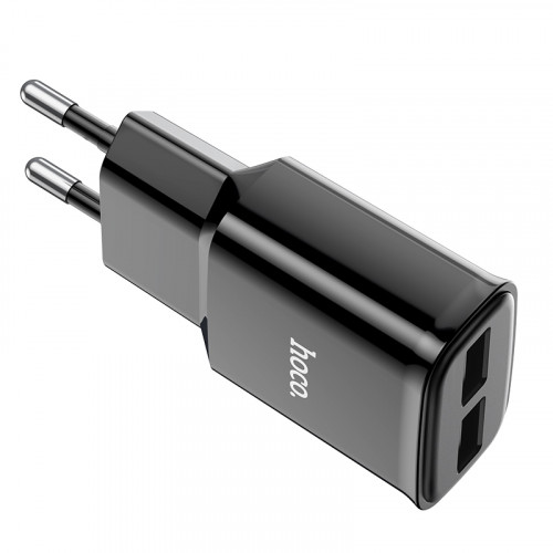 СЗУ HOCO C88A Star round (2-USB/2.4A) (черный)
