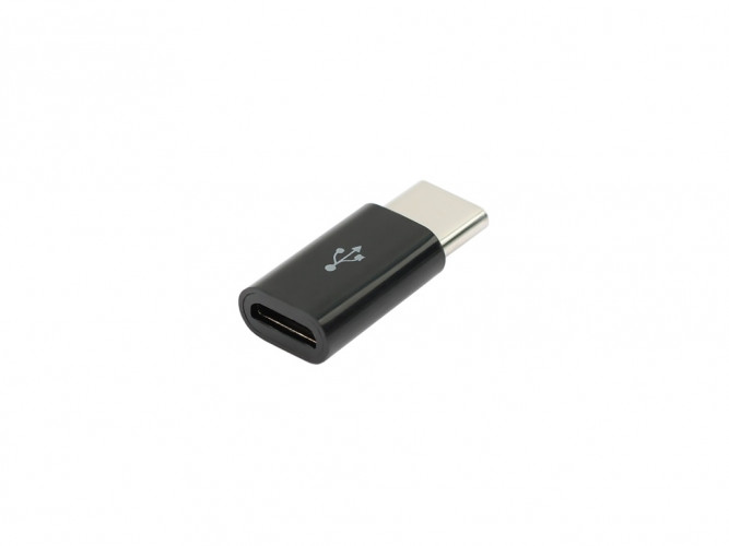 Адаптер VIXION (AD43) micro USB - Type-C (черный)