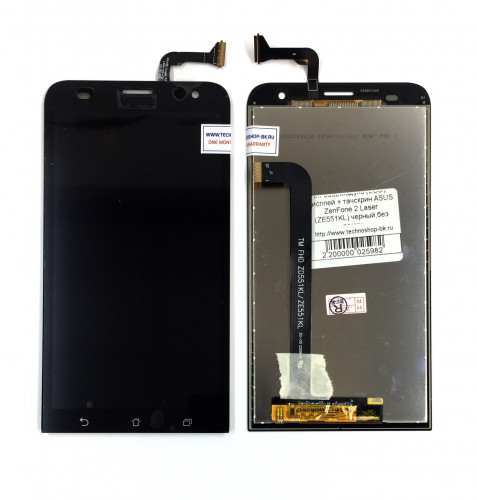 Дисплей для Asus ZenFone 2 Laser (ZE551KL) черный