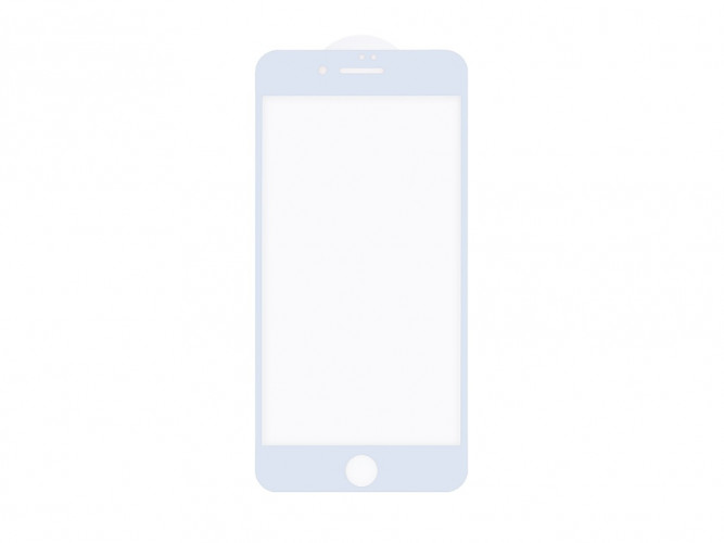 Защитное стекло 3D для iPhone 7 Plus/8 Plus (белый) (VIXION)