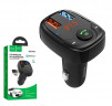 Автомобильный FM-трансмиттер HOCO DE35 Max Bluetooth черный